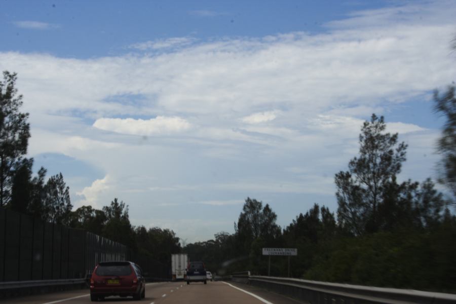 thunderstorm cumulonimbus_incus : near Cooronbong, NSW   4 March 2007