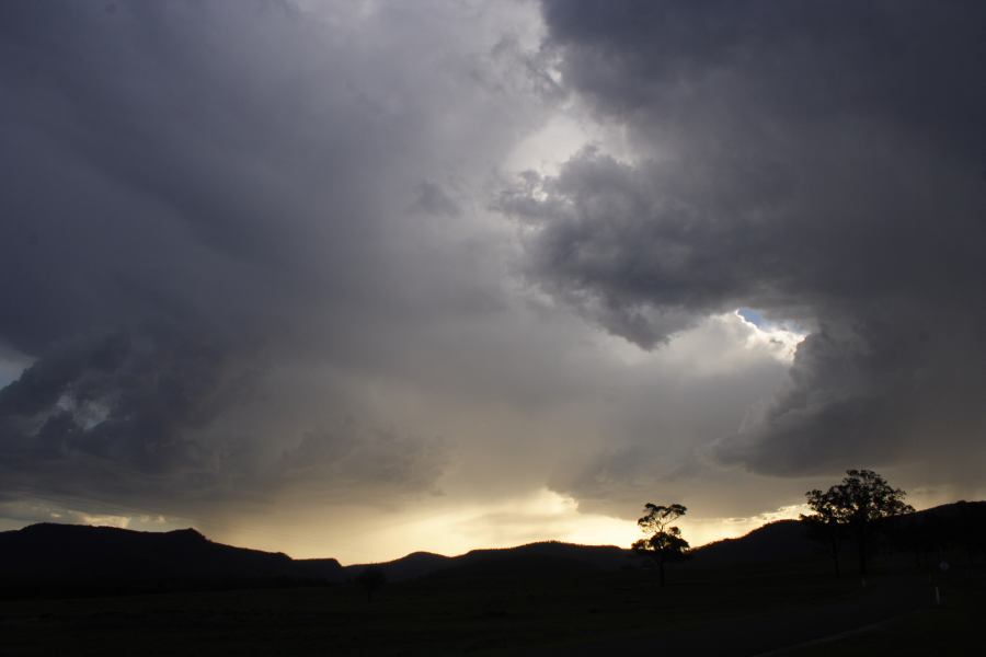 thunderstorm cumulonimbus_incus : near Bulga, NSW   4 March 2007