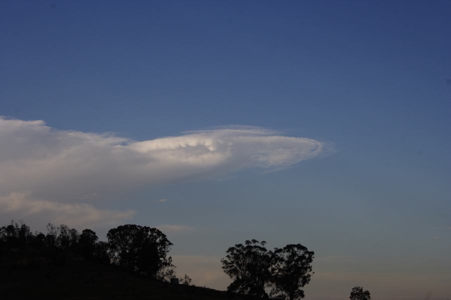 anvil thunderstorm_anvils : near Bulga, NSW   4 March 2007