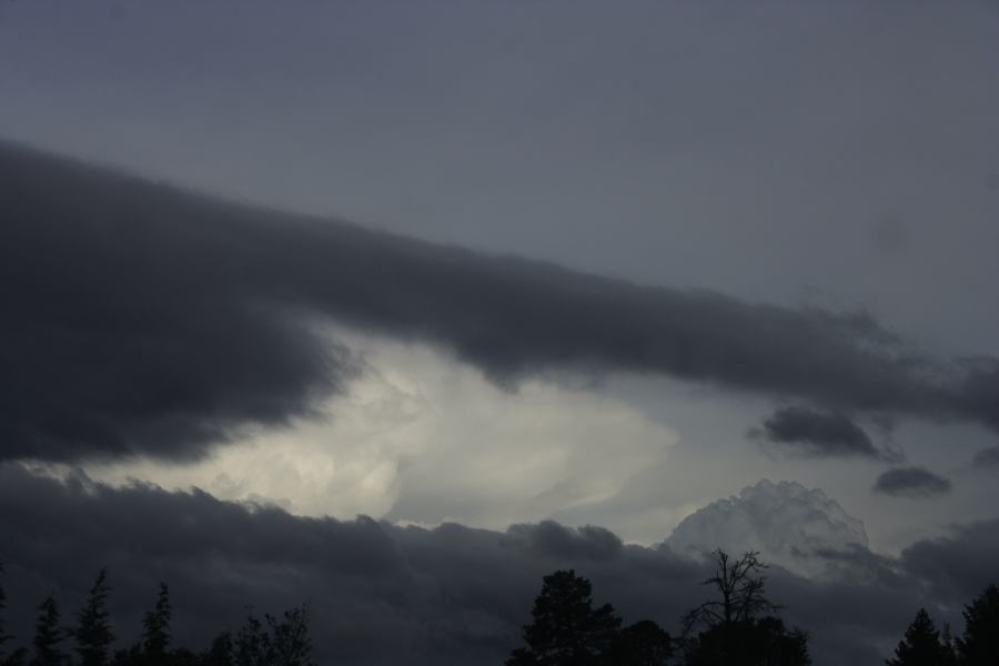 thunderstorm cumulonimbus_incus : 20km NNW of Lithgow, NSW   5 March 2007