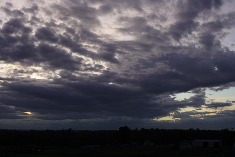 altocumulus altocumulus_cloud : Schofields, NSW   8 March 2007