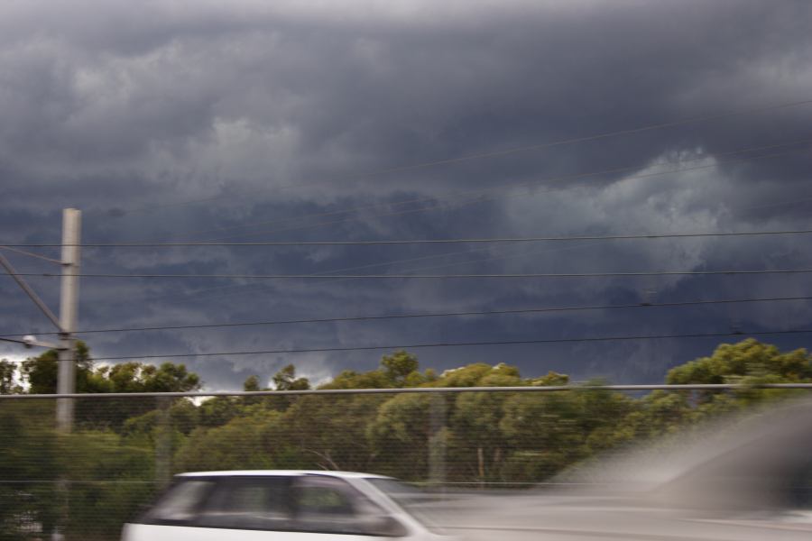 cumulonimbus thunderstorm_base : near Engadine, NSW   8 March 2007