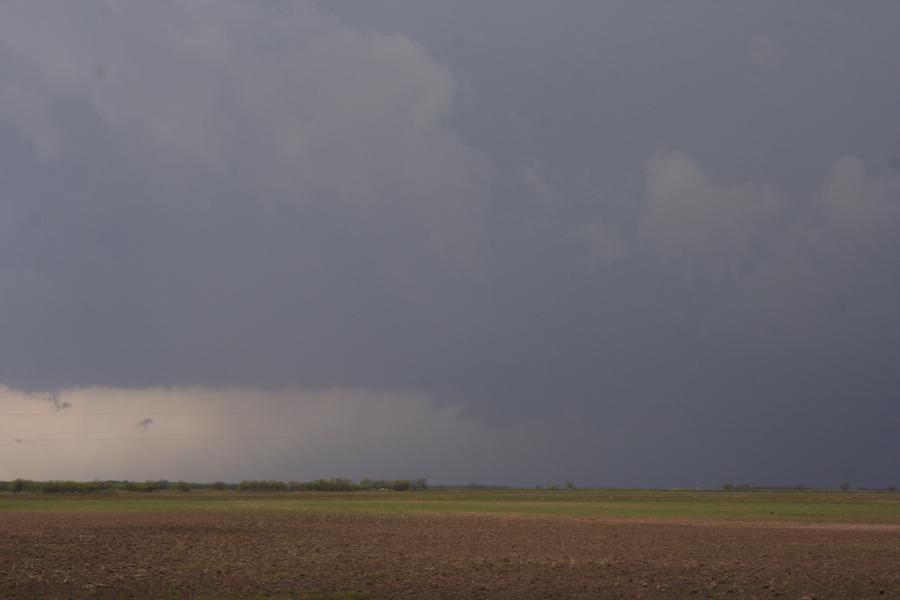 cumulonimbus supercell_thunderstorm : SW of Seymour, Texas, USA   13 April 2007