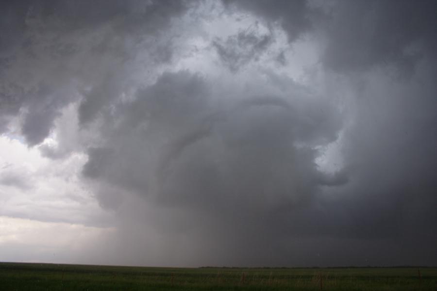 cumulonimbus thunderstorm_base : SW of Seymour, Texas, USA   13 April 2007