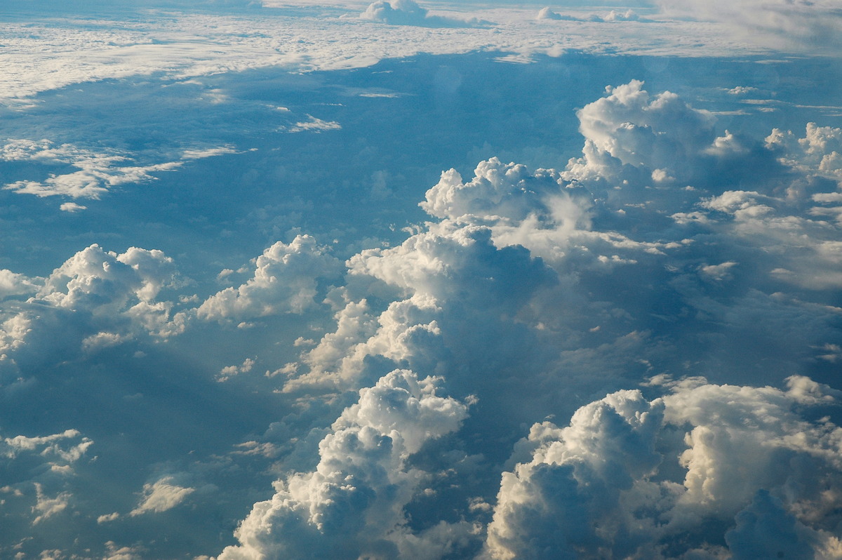 cumulus congestus : Hobart to Sydney, TAS   22 April 2007