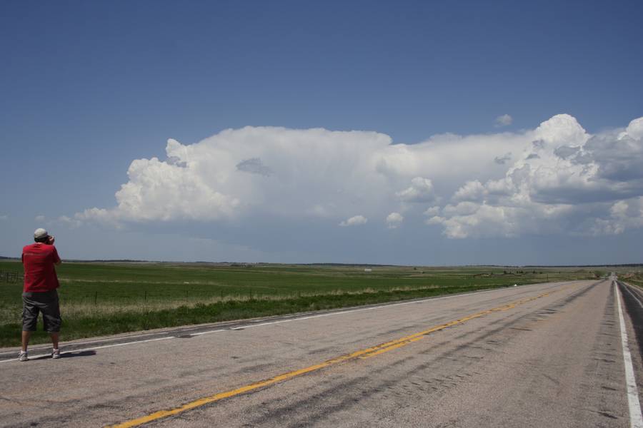 cumulus congestus : N of Newcastle, Wyoming, USA   18 May 2007