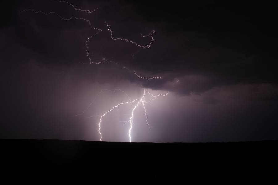 lightning lightning_bolts : Pine Haven, Wyoming, USA   18 May 2007