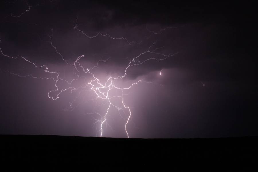 lightning lightning_bolts : Pine Haven, Wyoming, USA   18 May 2007