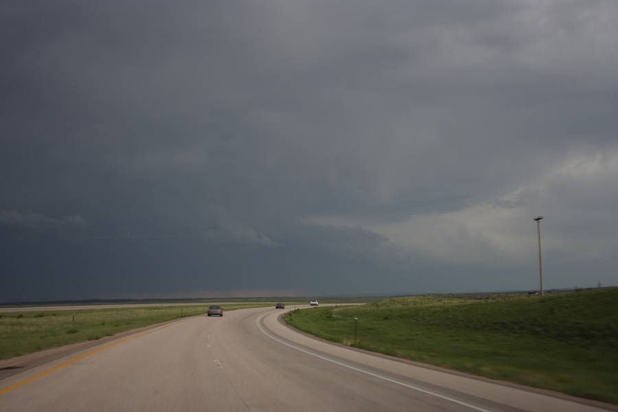 shelfcloud shelf_cloud : E of Moorcroft, Wyoming, USA   20 May 2007