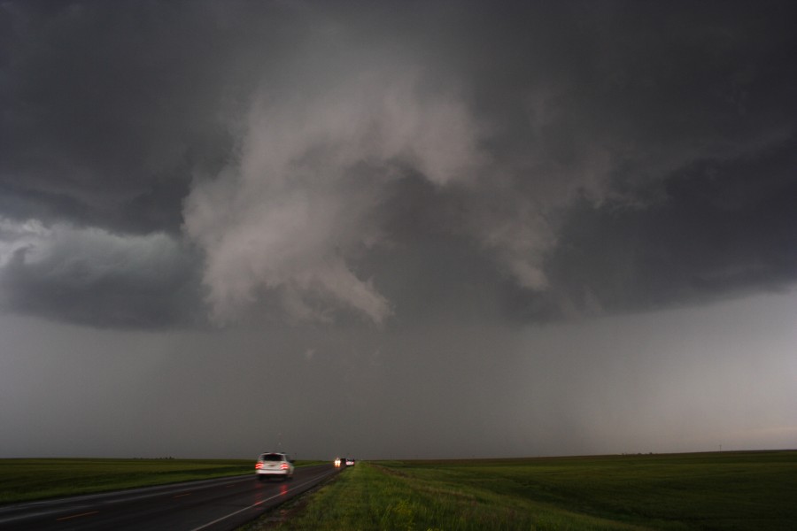 raincascade precipitation_cascade : N of Togo, Kansas, USA   22 May 2007