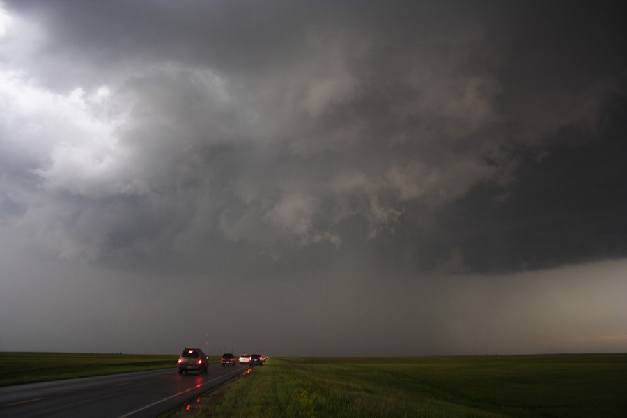 raincascade precipitation_cascade : N of Togo, Kansas, USA   22 May 2007