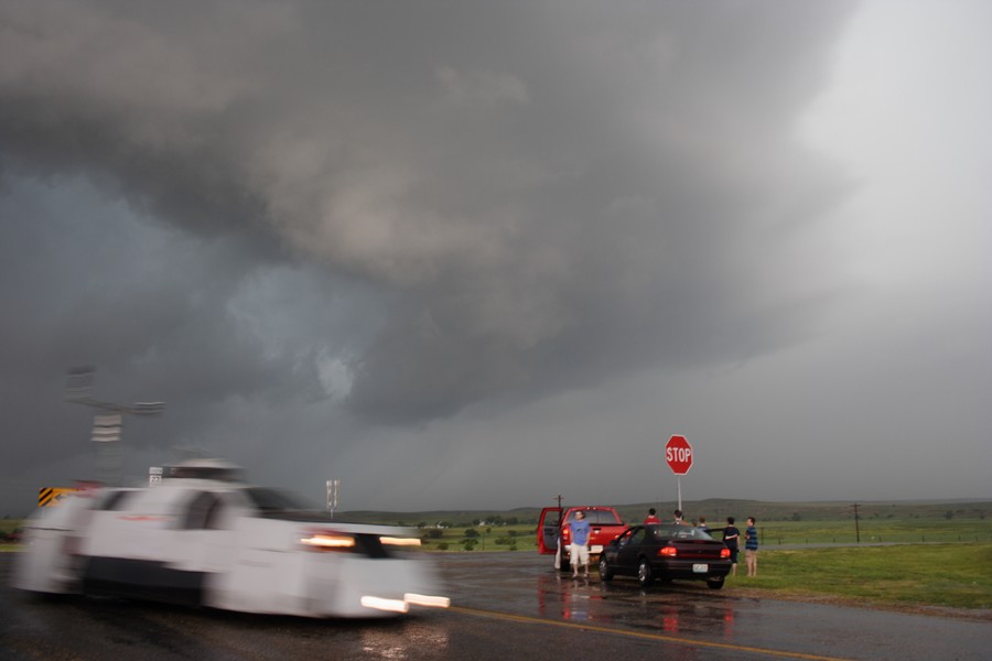 wallcloud thunderstorm_wall_cloud : SE of Perryton, Texas, USA   23 May 2007