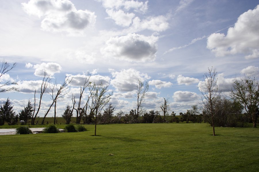 cumulus humilis : near Greensburg, Kansas, USA   24 May 2007