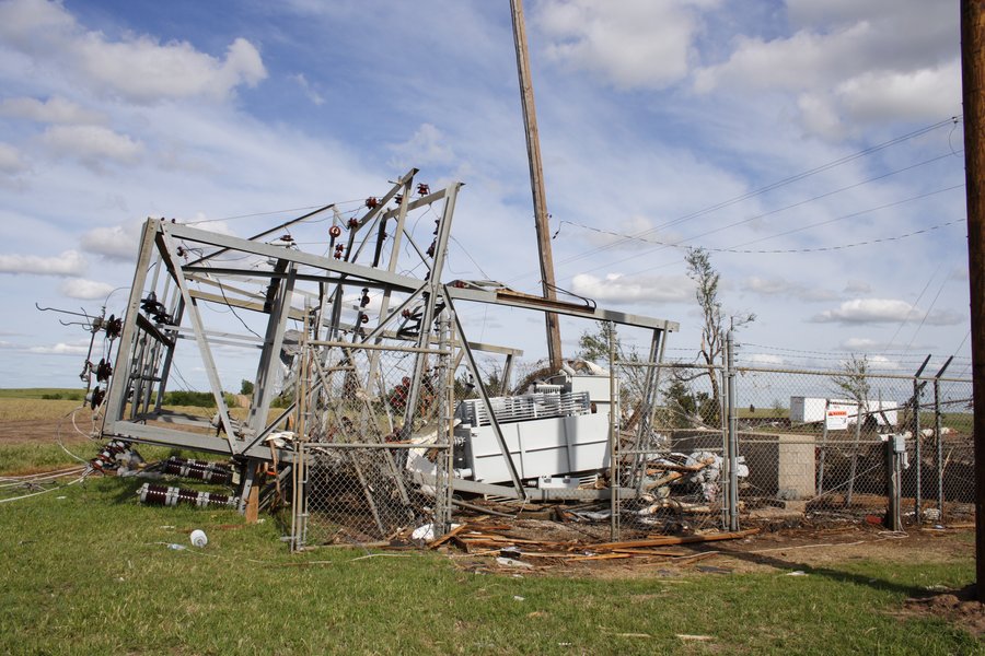 disasters storm_damage : near Greensburg, Kansas, USA   24 May 2007