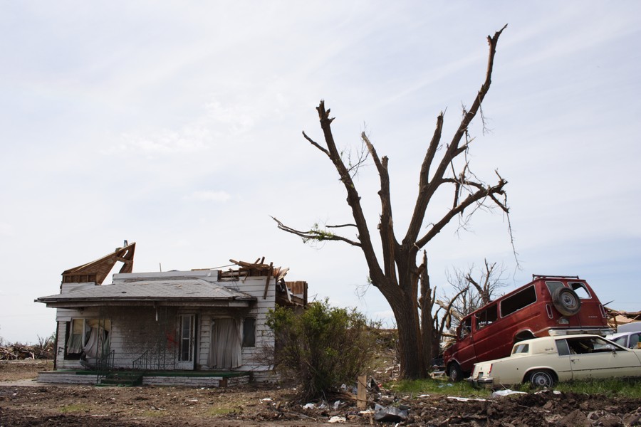 disasters storm_damage : Greensburg, Kansas, USA   25 May 2007