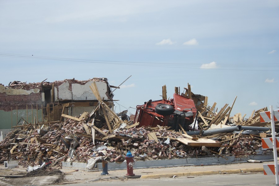 disasters storm_damage : Greensburg, Kansas, USA   25 May 2007