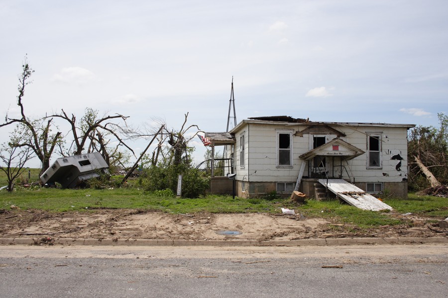 disasters storm_damage : Greensburg, Kansas, USA   25 May 2007