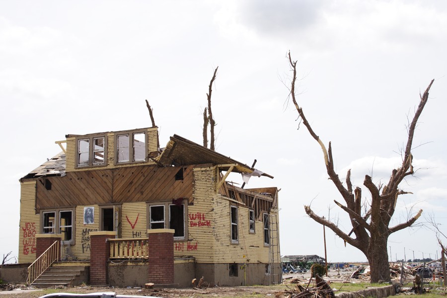 disasters storm_damage : Greensburg, Kansas, USA   25 May 2007