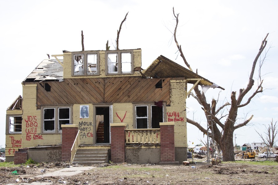 disasters storm_damage : Greensburg, Kansas, USA   25 May 2007