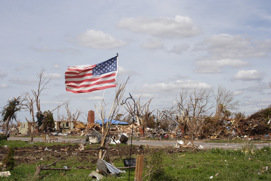 disasters storm_damage : Greensburg, Kansas, USA   25 May 2007