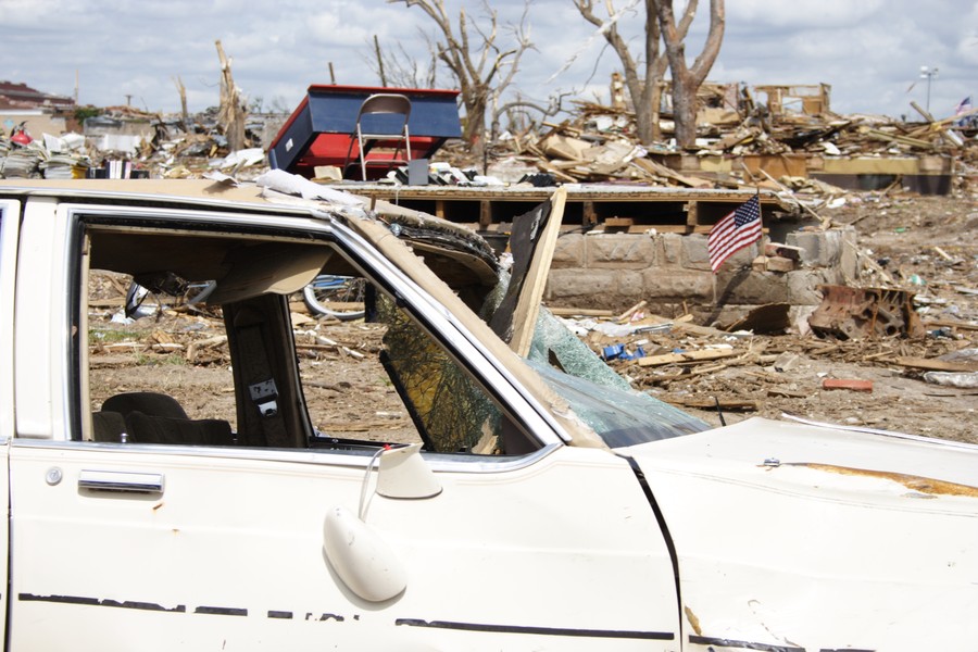 disasters storm_damage : Greensburg, Kansas, USA   25 May 2007