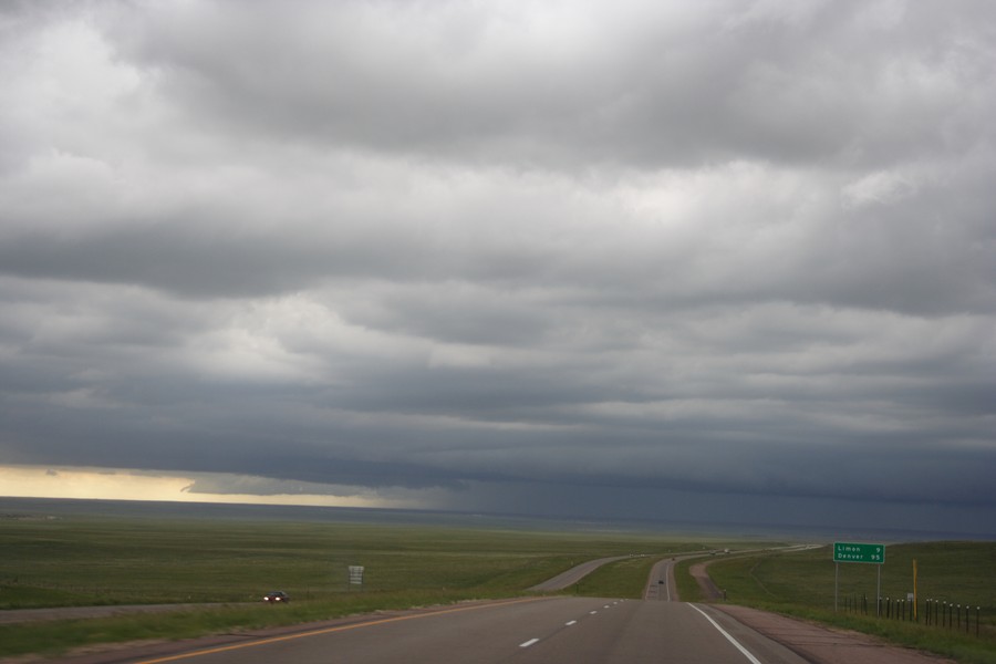 raincascade precipitation_cascade : E of Limon, Colorado, USA   29 May 2007