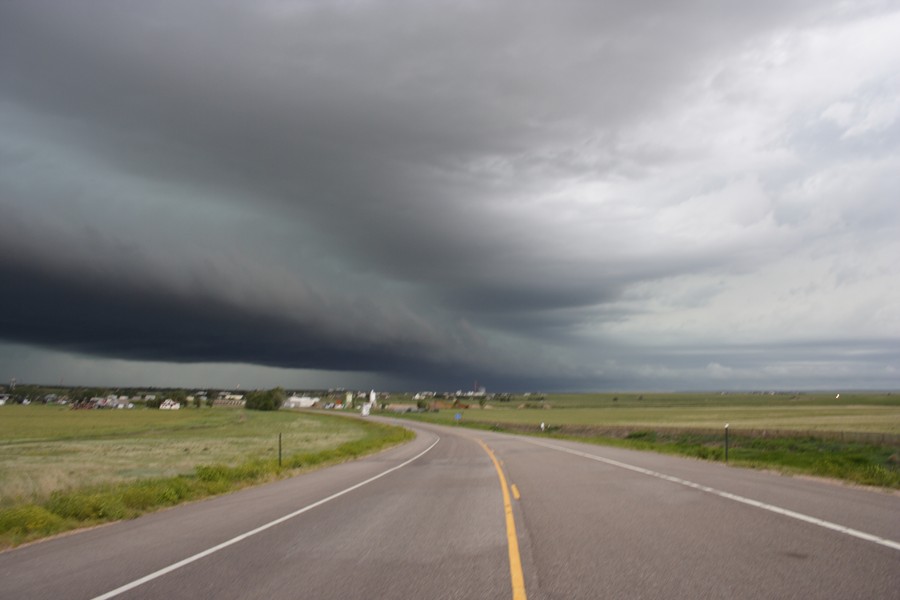 shelfcloud shelf_cloud : E of Limon, Colorado, USA   29 May 2007