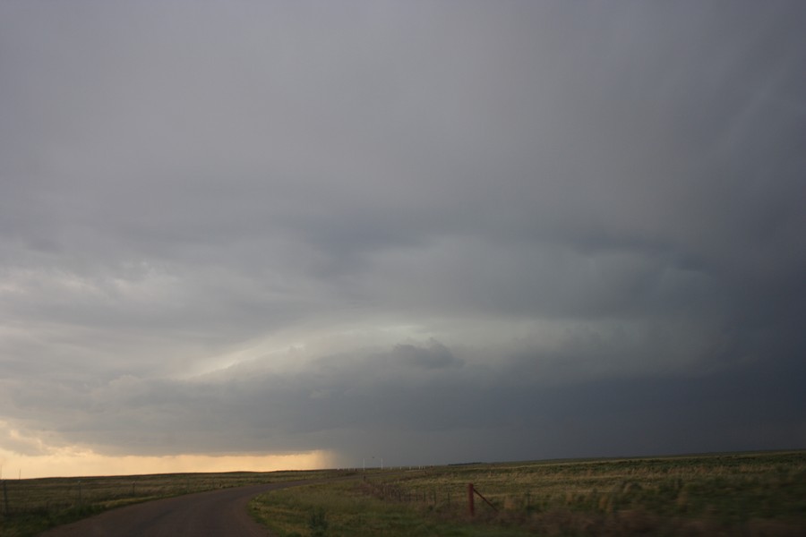 cumulonimbus supercell_thunderstorm : ESE of Campo, Colorado, USA   31 May 2007