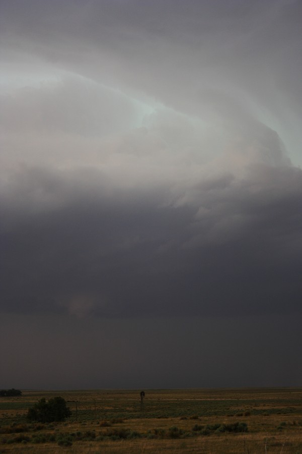 cumulonimbus supercell_thunderstorm : ESE of Campo, Colorado, USA   31 May 2007