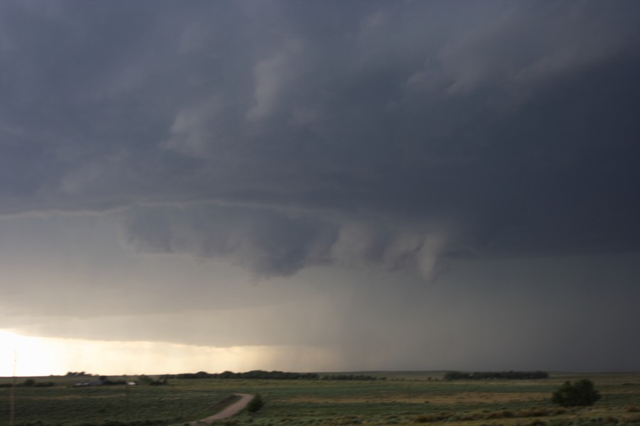 cumulonimbus supercell_thunderstorm : ESE of Campo, Colorado, USA   31 May 2007