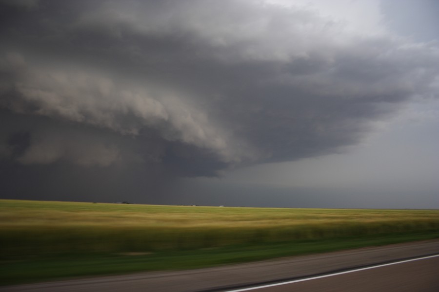 shelfcloud shelf_cloud : E of Keyes, Oklahoma, USA   31 May 2007