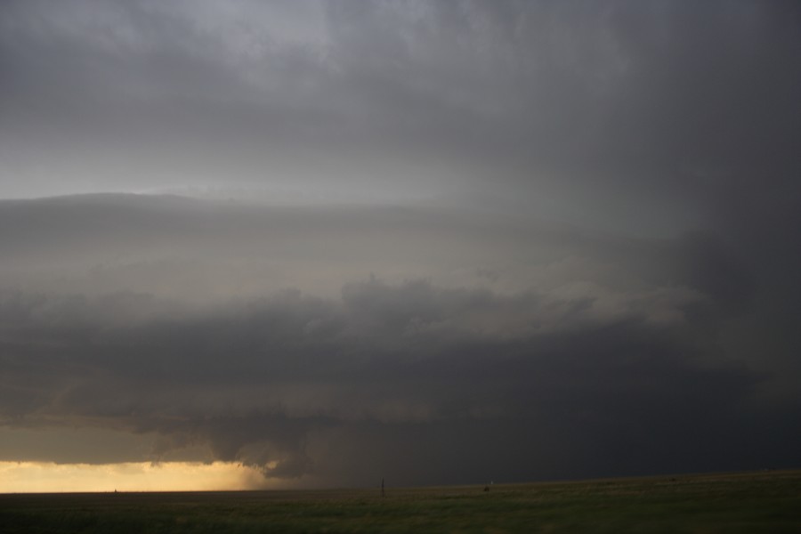 shelfcloud shelf_cloud : E of Keyes, Oklahoma, USA   31 May 2007