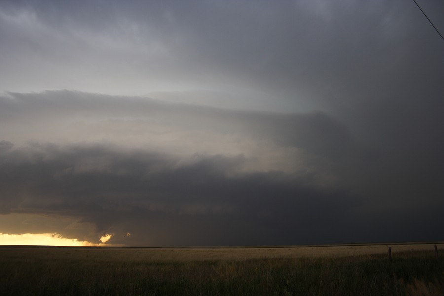 shelfcloud shelf_cloud : E of Keyes, Oklahoma, USA   31 May 2007