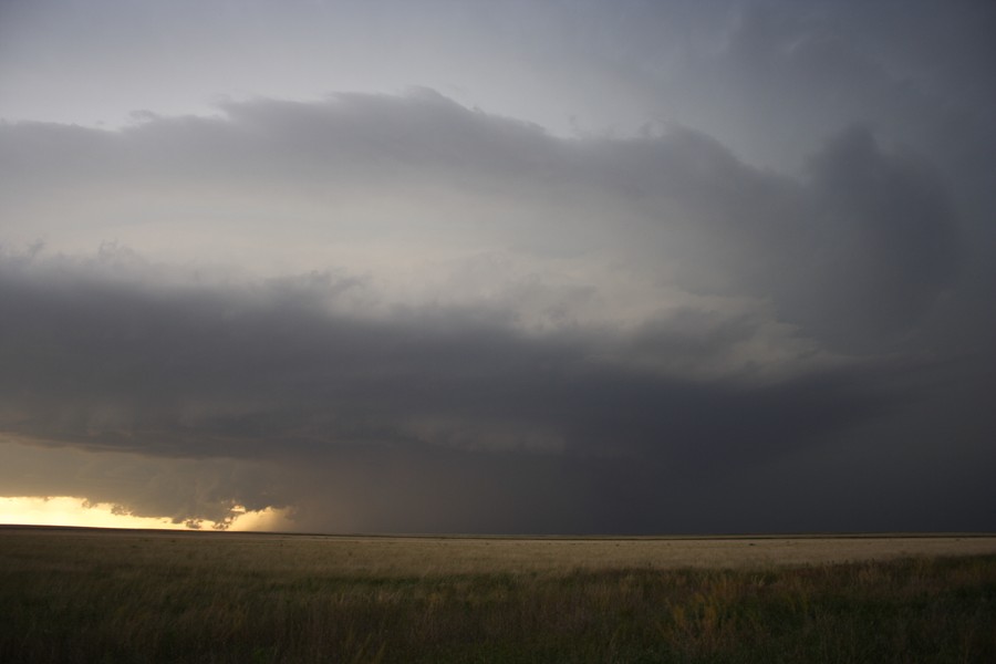 wallcloud thunderstorm_wall_cloud : E of Keyes, Oklahoma, USA   31 May 2007