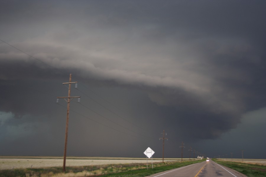 shelfcloud shelf_cloud : E of Keyes, Oklahoma, USA   31 May 2007