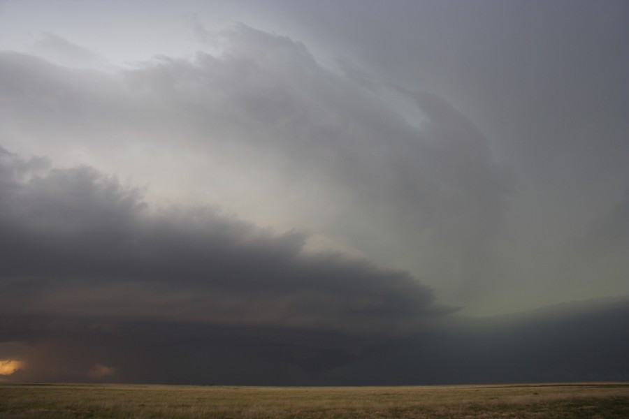 wallcloud thunderstorm_wall_cloud : E of Keyes, Oklahoma, USA   31 May 2007