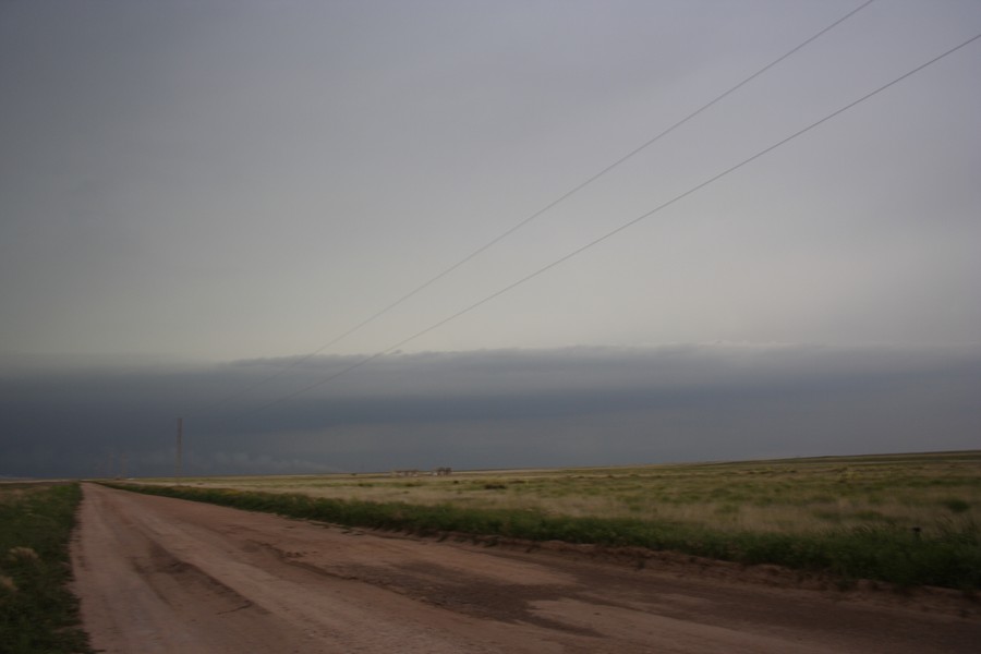 cumulonimbus supercell_thunderstorm : E of Keyes, Oklahoma, USA   31 May 2007