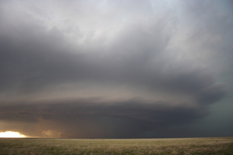 shelfcloud shelf_cloud : E of Keyes, Oklahoma, USA   31 May 2007