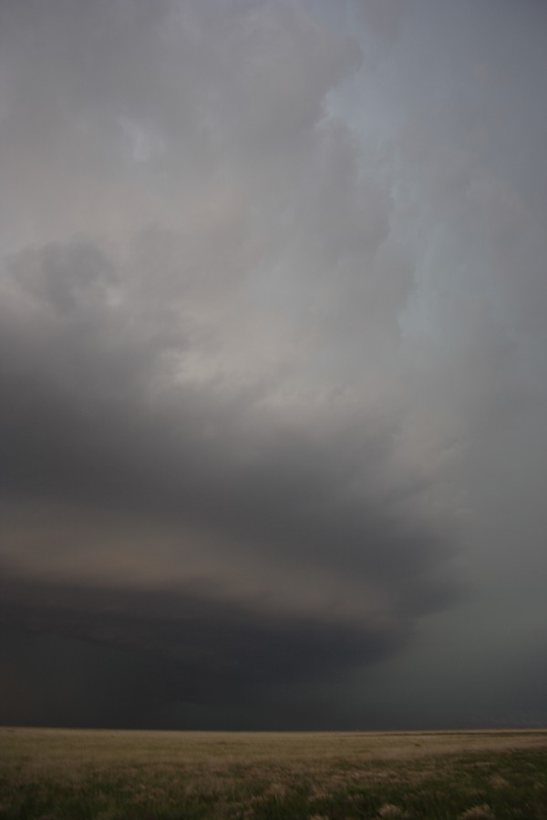 cumulonimbus supercell_thunderstorm : E of Keyes, Oklahoma, USA   31 May 2007