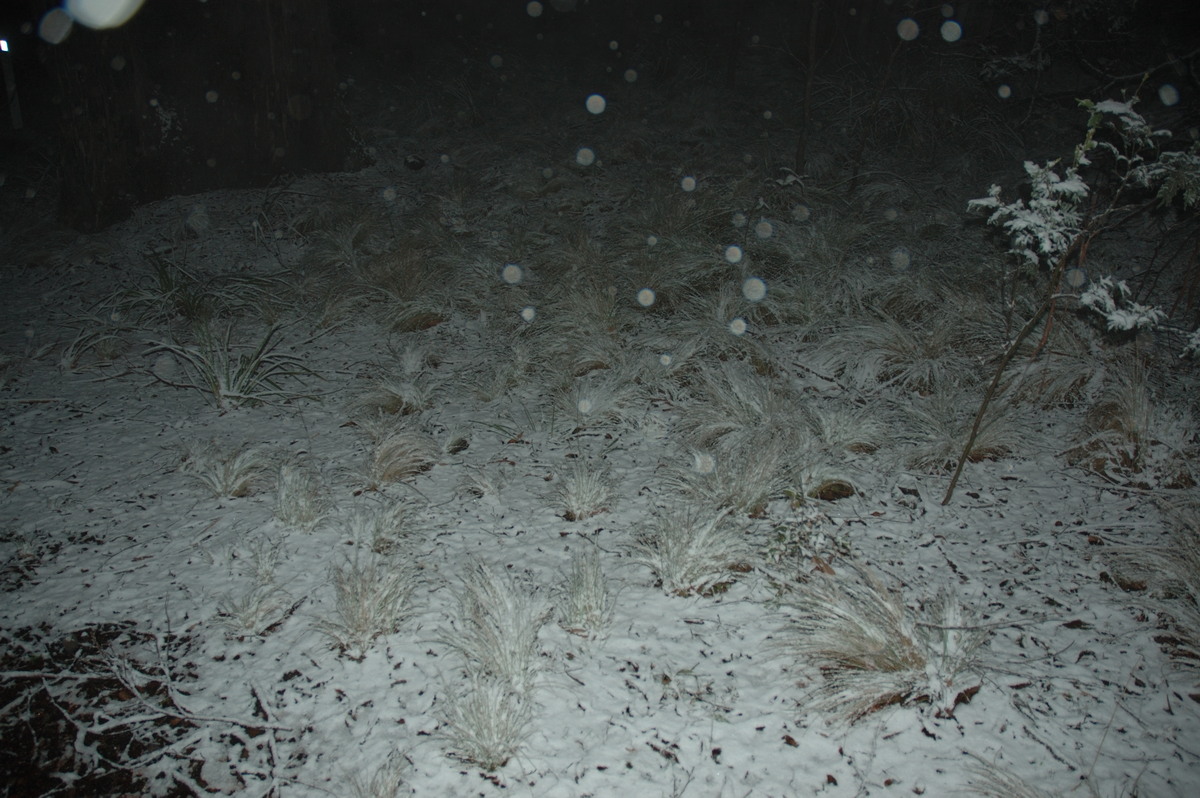 snow snow_pictures : near Tenterfield, NSW   8 June 2007