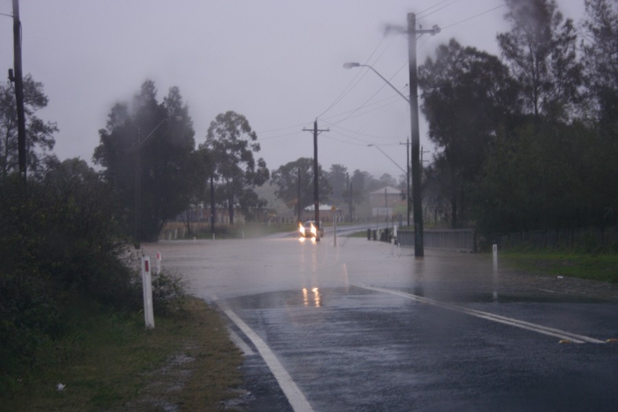 flashflooding flood_pictures : Schofields, NSW   9 June 2007