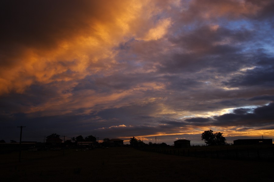 sunset sunset_pictures : Schofields, NSW   26 June 2007