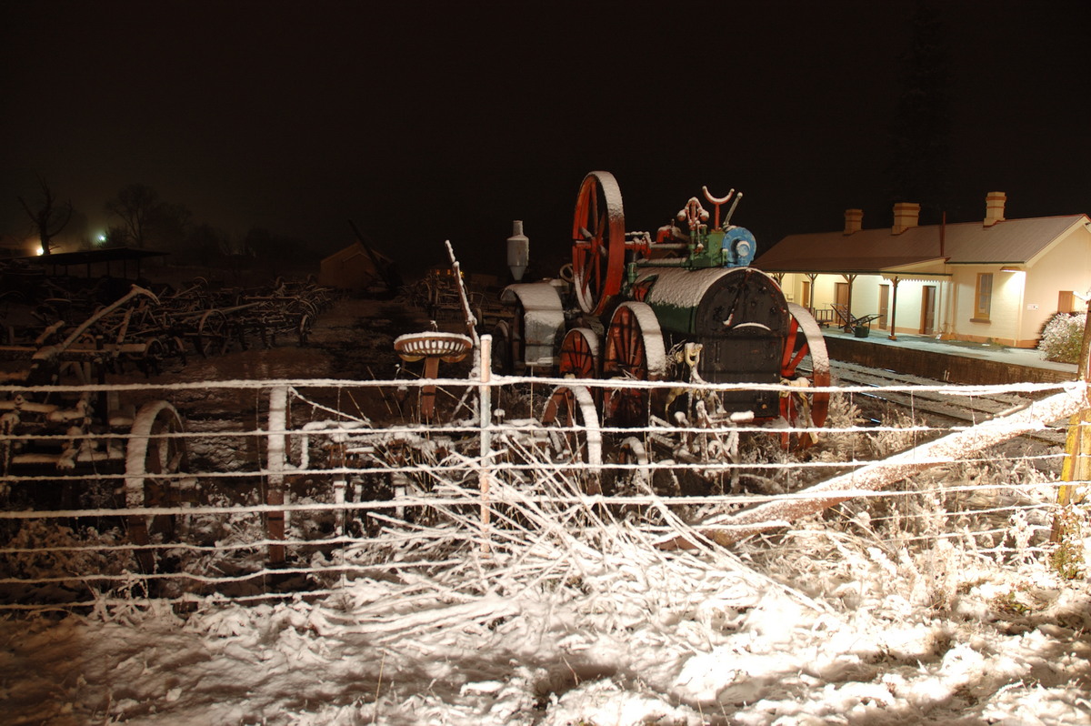 snow snow_pictures : Guyra, NSW   8 July 2007