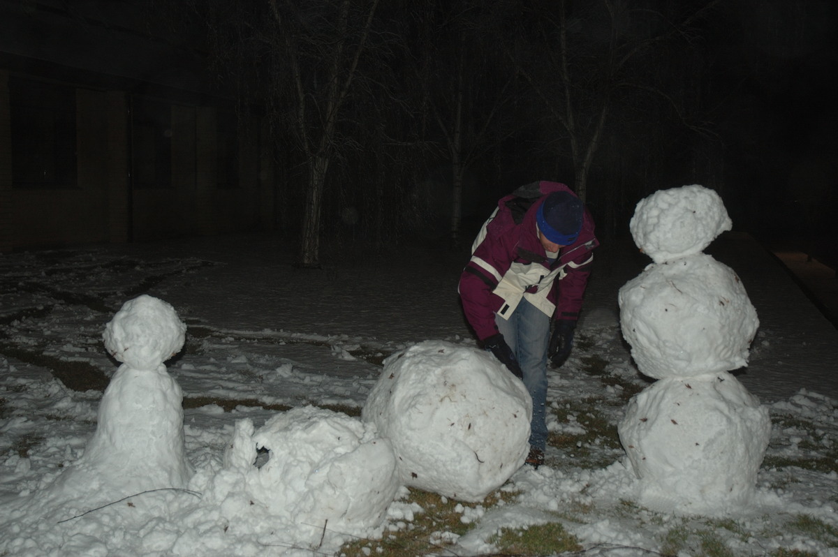 snow snow_pictures : Guyra, NSW   8 July 2007