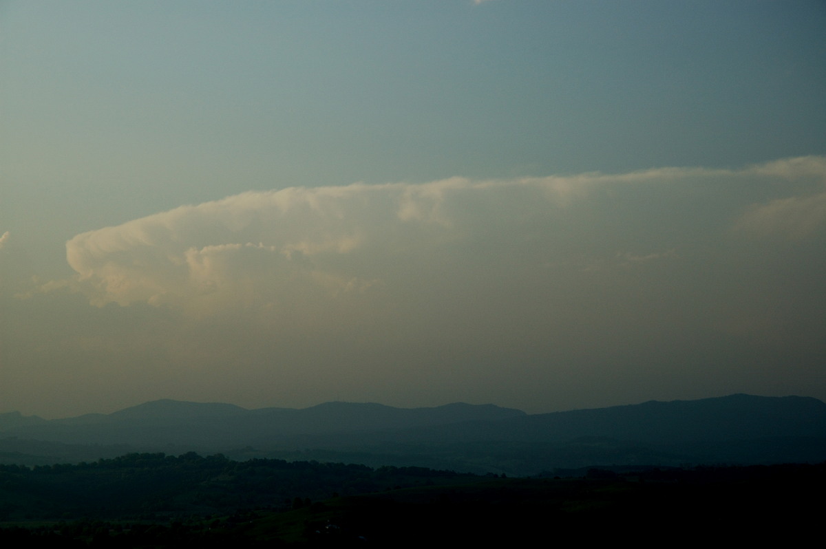 cumulonimbus supercell_thunderstorm : McLeans Ridges, NSW   27 September 2007