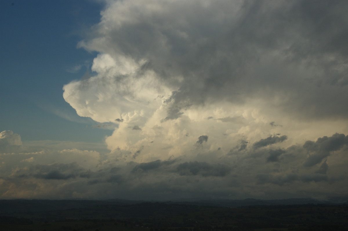 thunderstorm cumulonimbus_incus : McLeans Ridges, NSW   8 October 2007