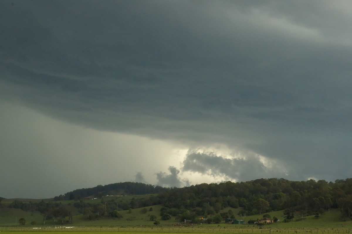 cumulonimbus thunderstorm_base : South Lismore, NSW   9 October 2007