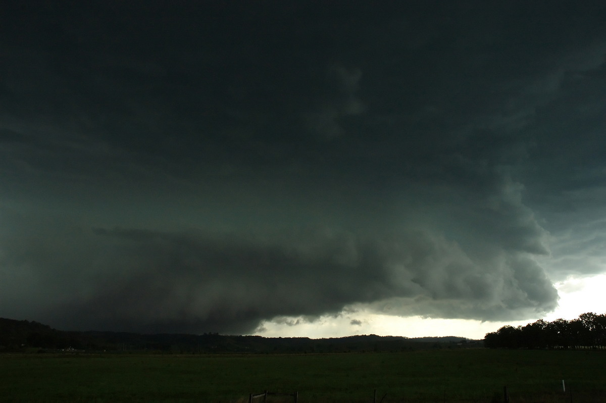 cumulonimbus supercell_thunderstorm : South Lismore, NSW   9 October 2007