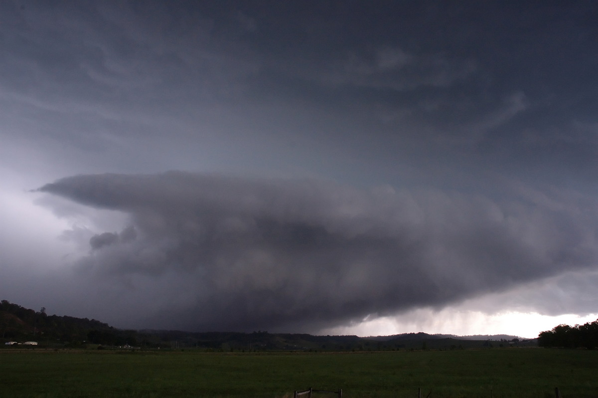 cumulonimbus supercell_thunderstorm : South Lismore, NSW   9 October 2007