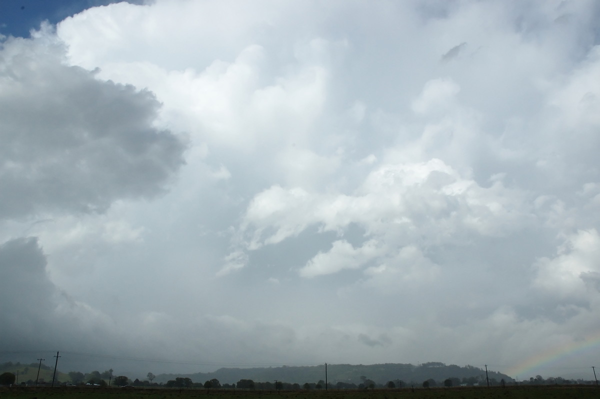 cumulonimbus supercell_thunderstorm : South Lismore, NSW   9 October 2007